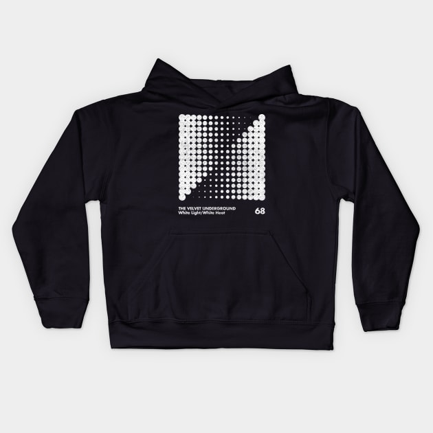 THe Velvet Underground / Minimal Graphic Design Tribute Kids Hoodie by saudade